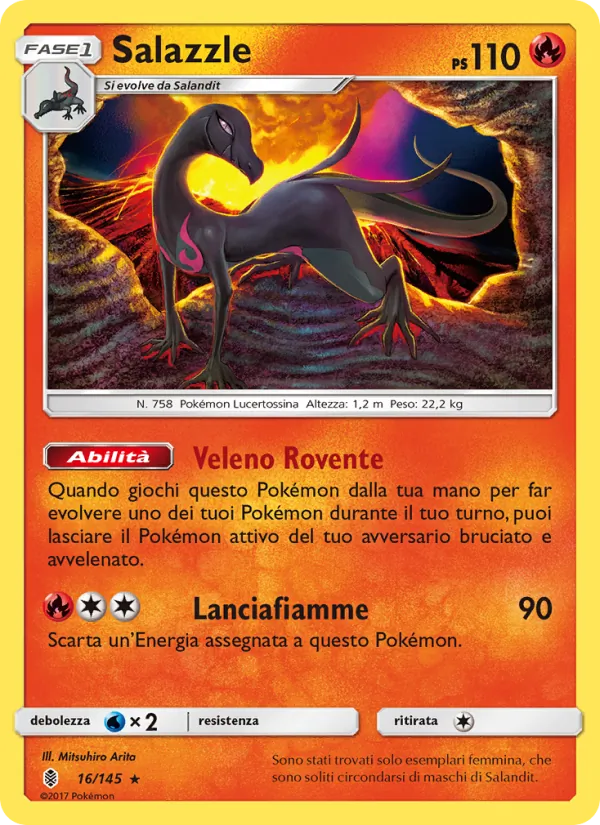 Salazzle (Guardiani Nascenti #16/145)