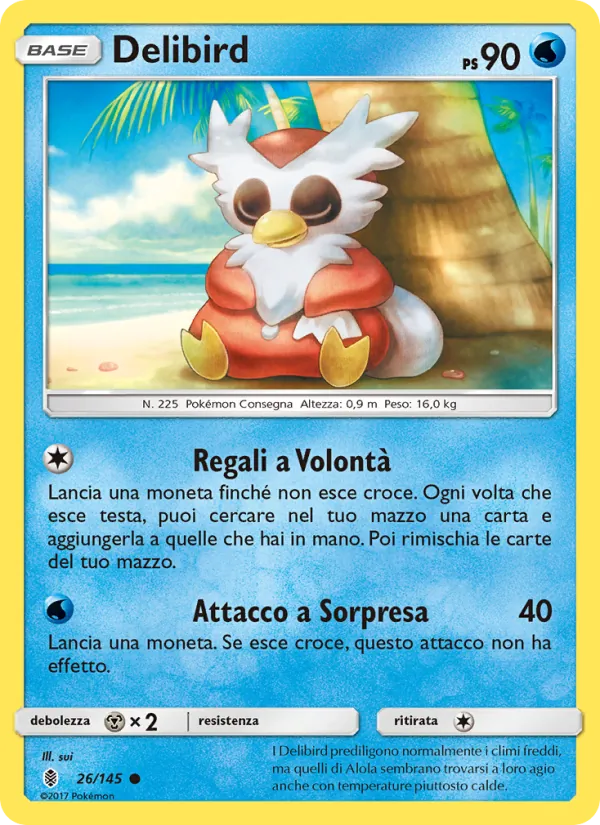 Delibird (Guardiani Nascenti #26/145)