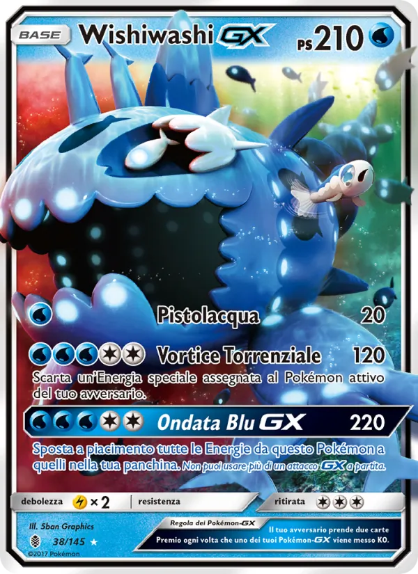 Wishiwashi GX (Guardiani Nascenti #38/145)