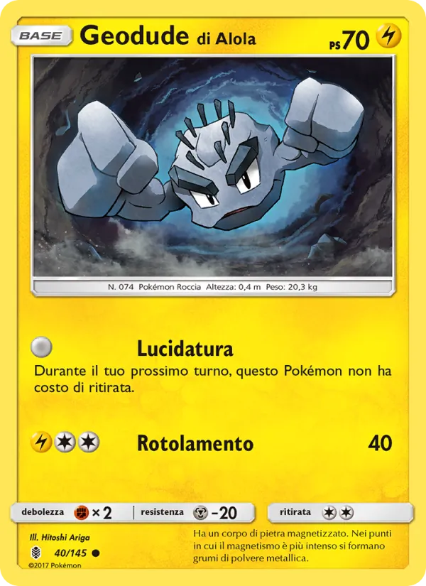 Geodude di Alola (Guardiani Nascenti #40/145)