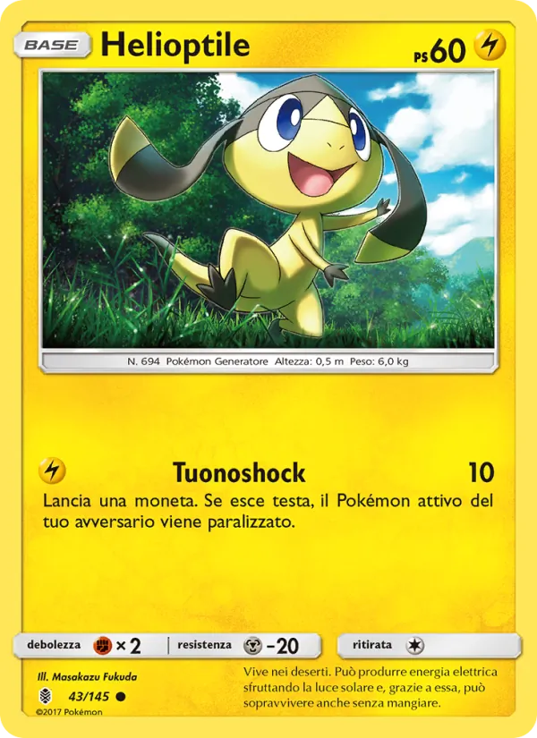 Helioptile (Guardiani Nascenti #43/145)