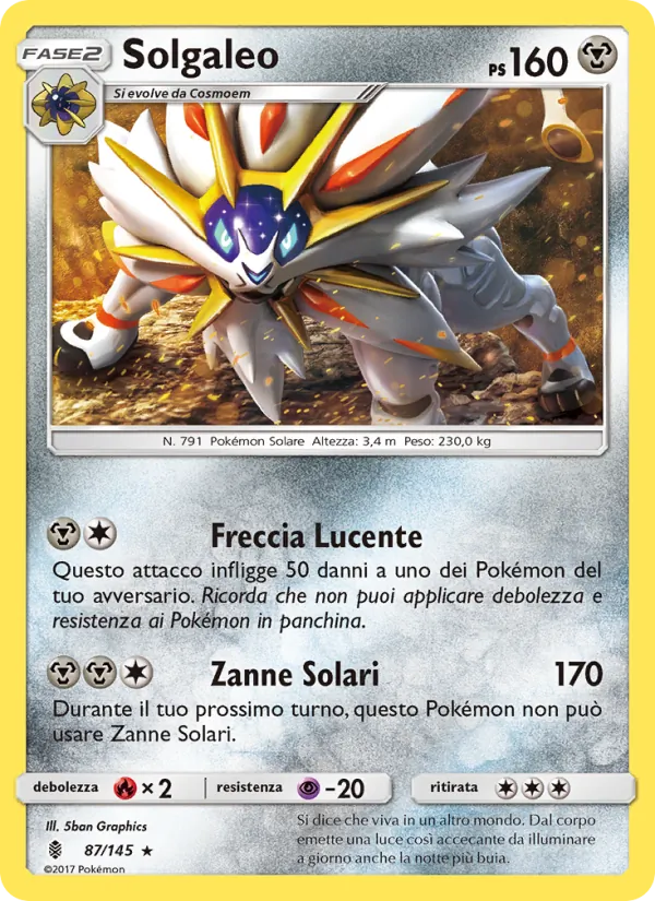 Solgaleo (Guardiani Nascenti #87/145)