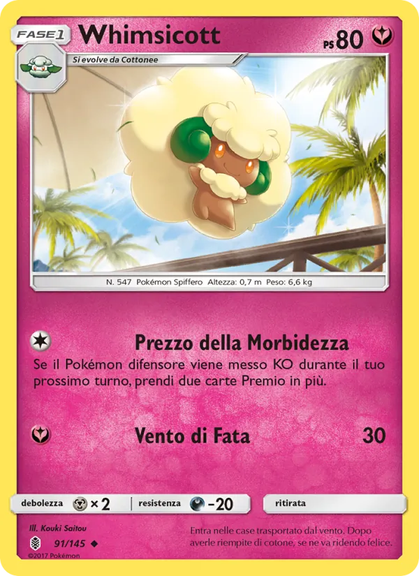 Whimsicott (Guardians Rising #91/145)