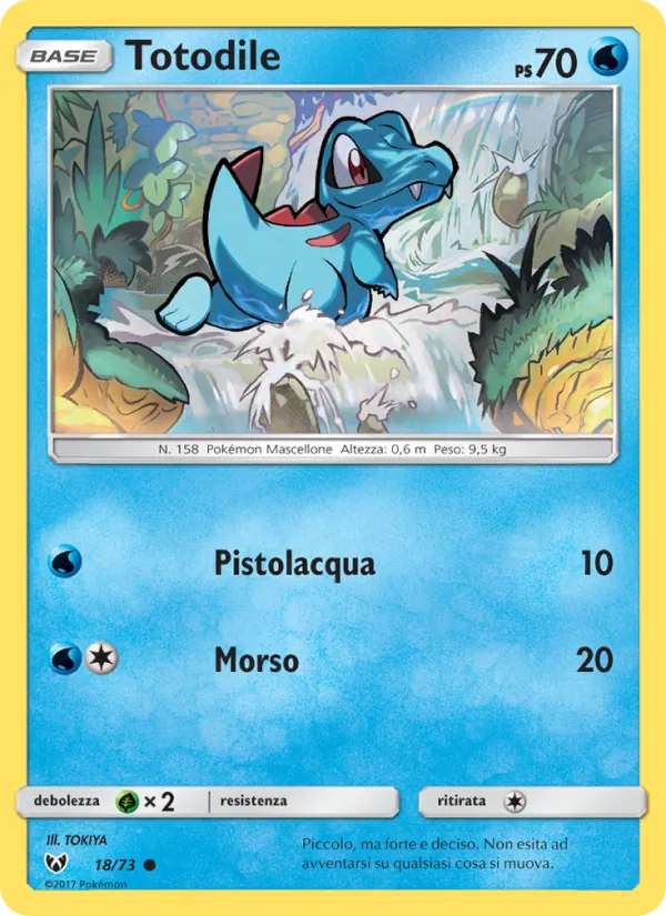 Totodile (Leggende Iridescenti #18/73)