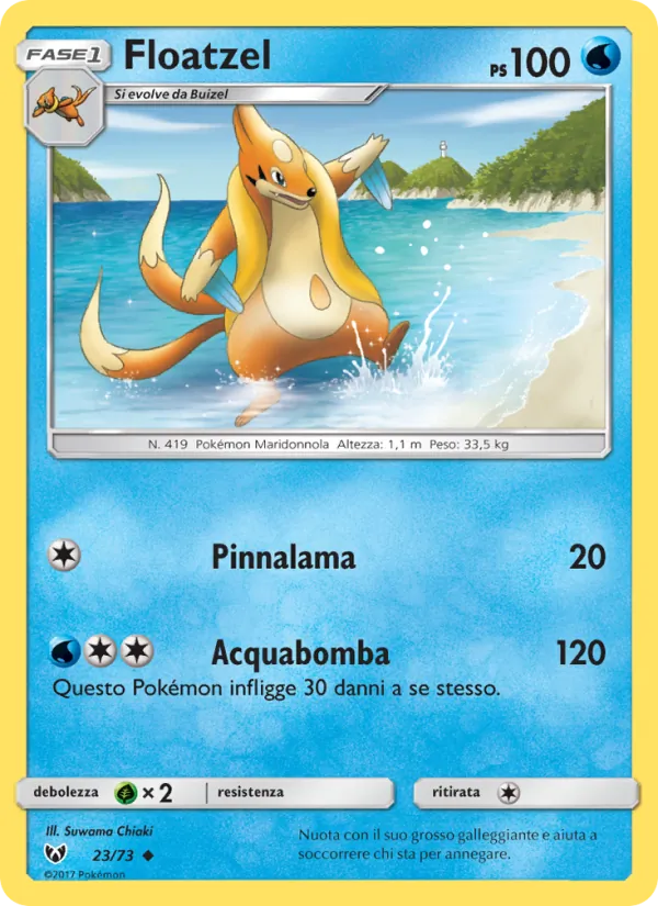 Floatzel (Leggende Iridescenti #23/73)