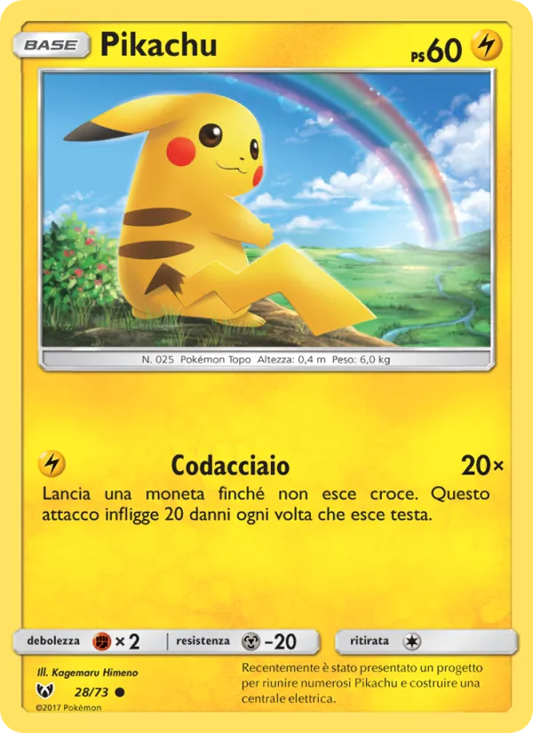 Pikachu (Leggende Iridescenti #28/73)