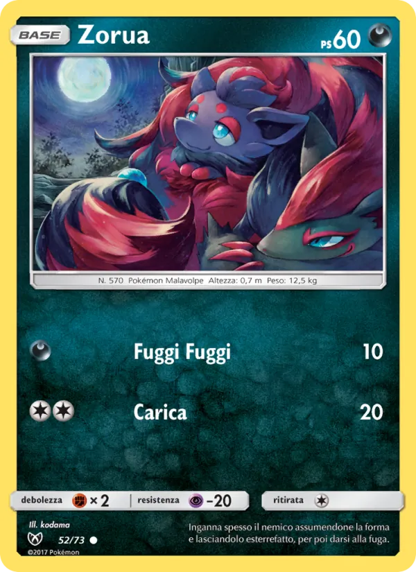 Zorua (Shining Legends #52/73)
