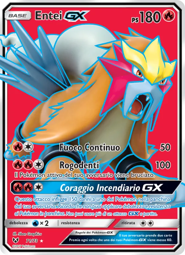 Entei GX (Leggende Iridescenti #71/73)