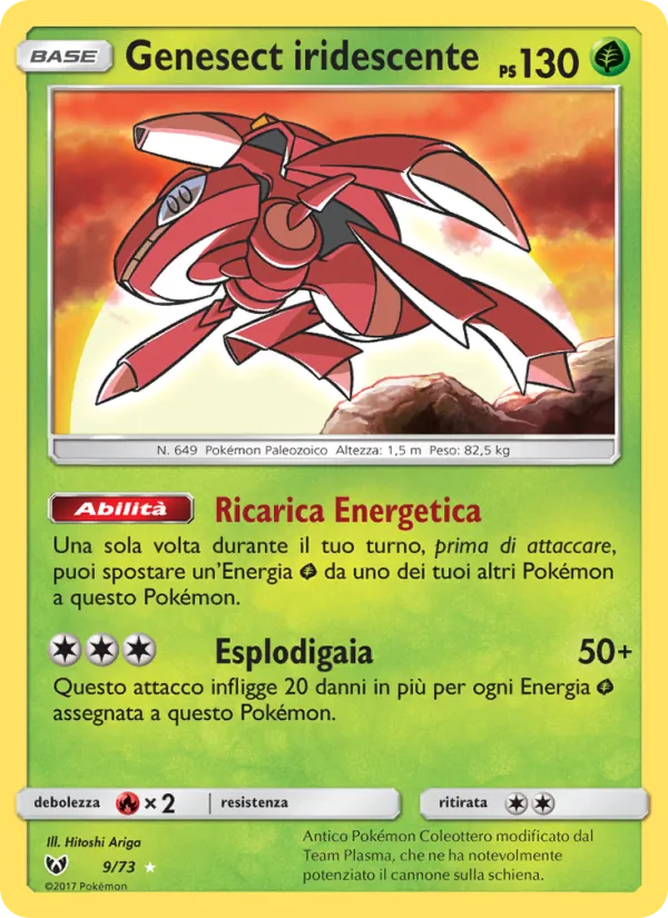 Genesect iridescente (Leggende Iridescenti #9/73)