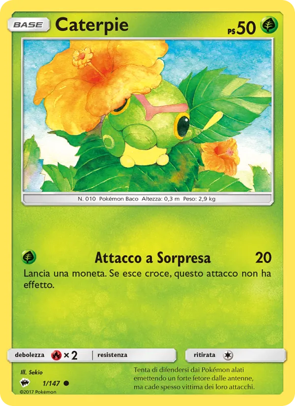 Caterpie (Ombre Infuocate #1/147)