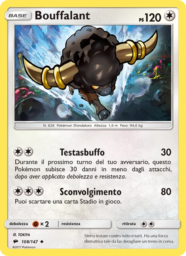 Bouffalant (Burning Shadows #108/147)