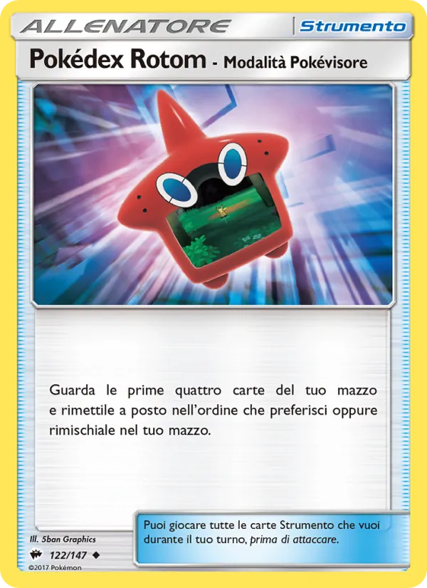 Pokédex Rotom - Modalità Pokévisore (Ombre Infuocate #122/147)