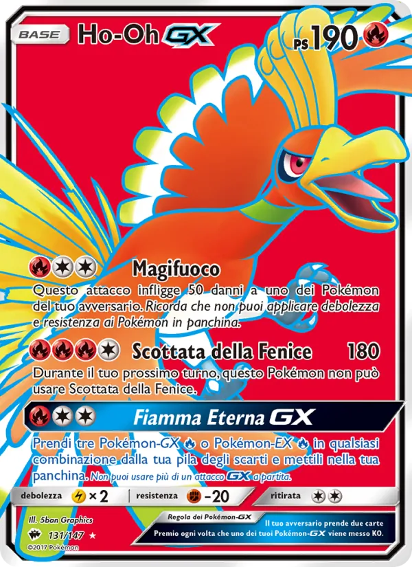 Ho-Oh GX (Ombre Infuocate #131/147)