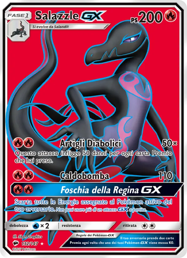 Salazzle GX (Ombre Infuocate #132/147)