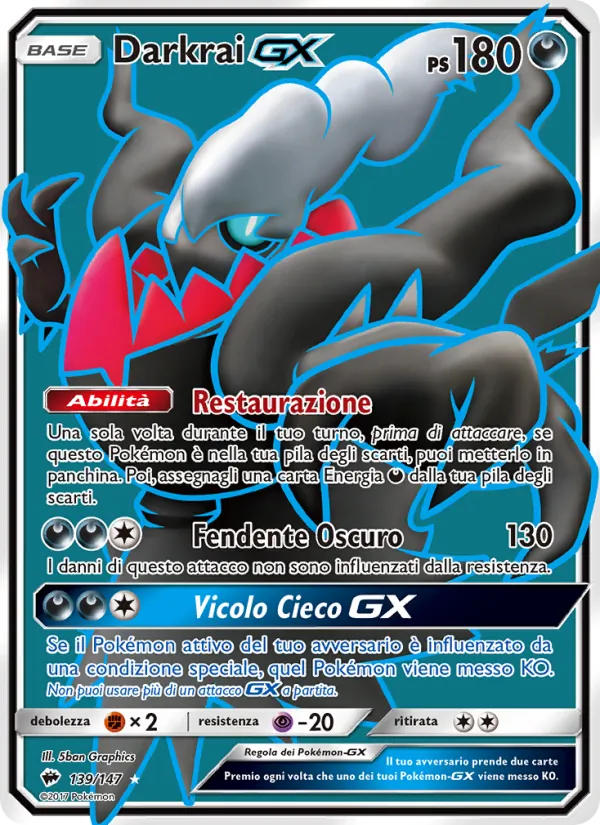 Darkrai GX (Ombre Infuocate #139/147)