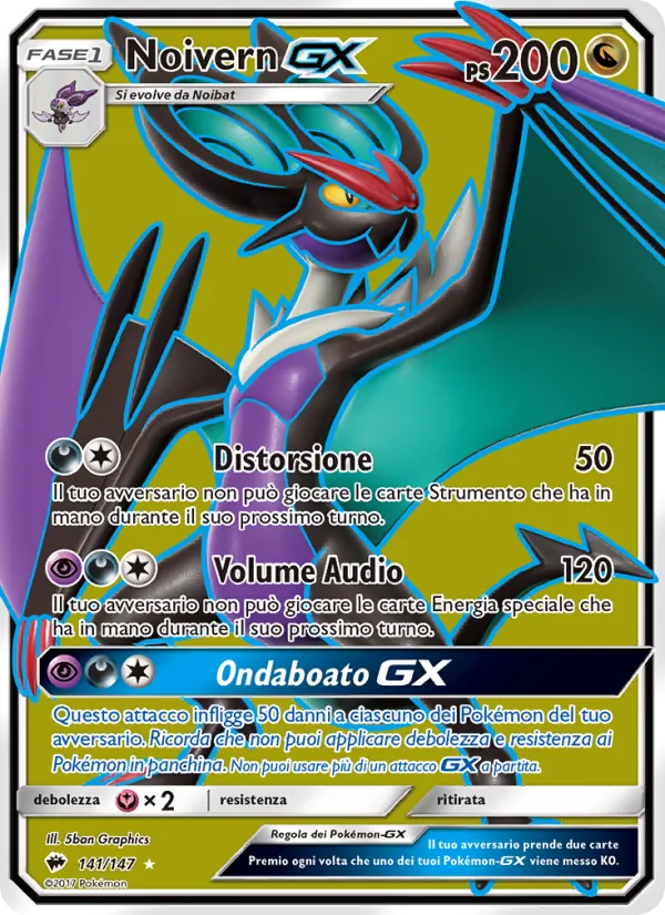 Noivern GX (Ombre Infuocate #141/147)