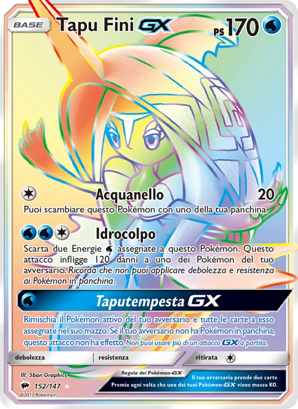 Tapu Fini GX (Ombre Infuocate #152/147)