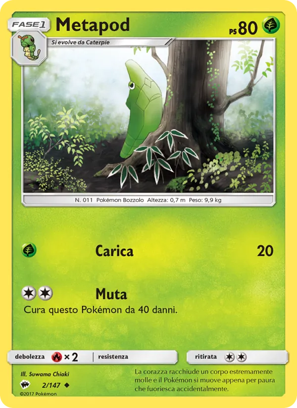 Metapod (Ombre Infuocate #2/147)