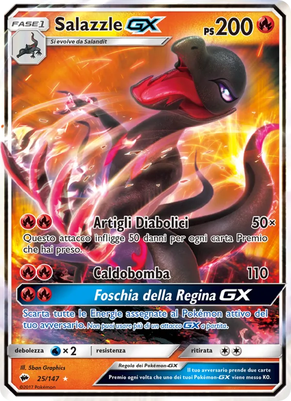 Salazzle GX (Ombre Infuocate #25/147)
