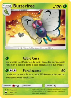 Butterfree (Ombre Infuocate #3/147)