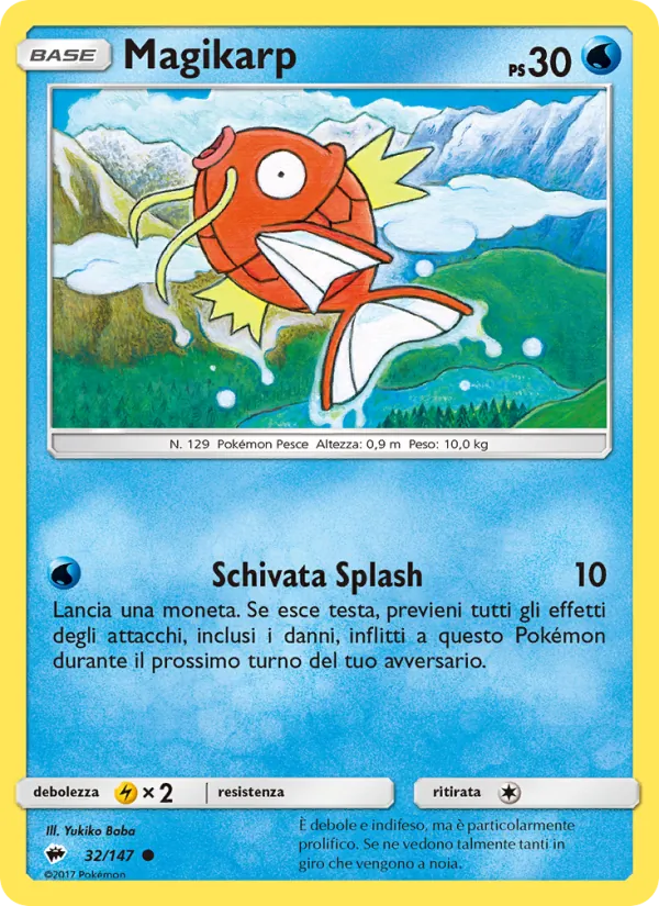 Magikarp (Ombre Infuocate #32/147)
