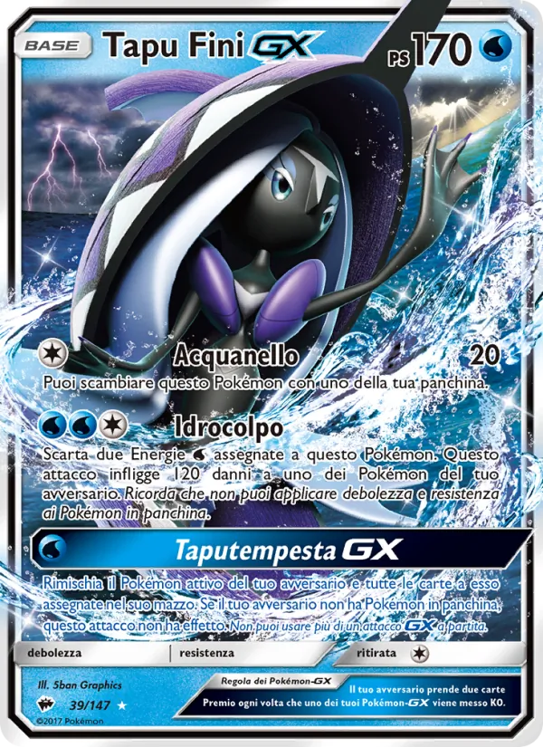 Tapu Fini GX (Ombre Infuocate #39/147)