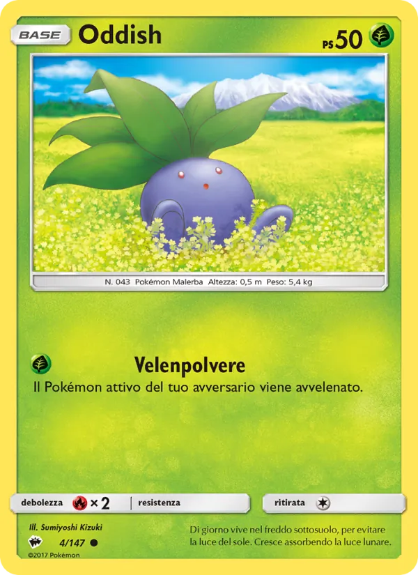 Oddish (Ombre Infuocate #4/147)
