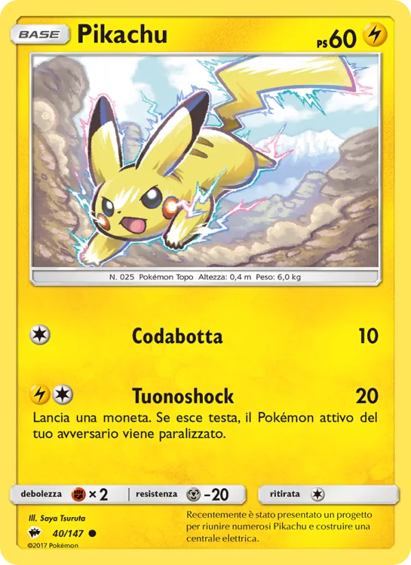 Pikachu (Ombre Infuocate #40/147)