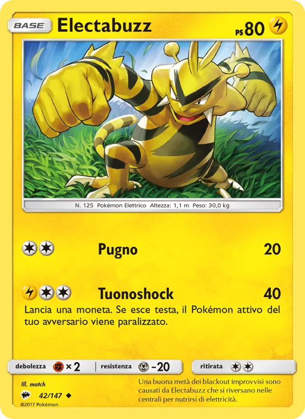 Electabuzz (Ombre Infuocate #42/147)