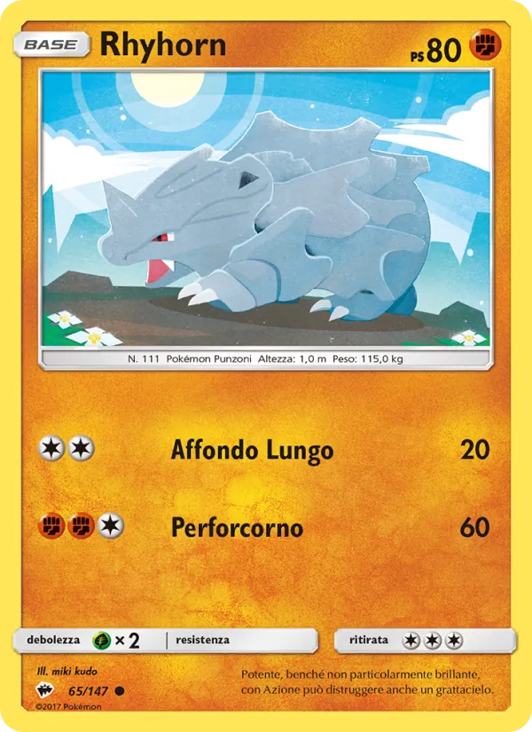 Rhyhorn (Burning Shadows #65/147)