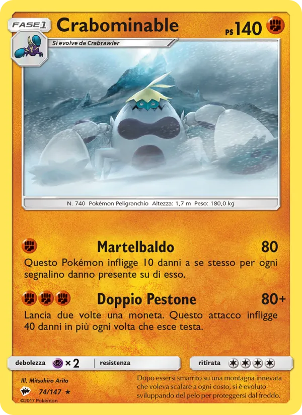 Crabominable (Burning Shadows #74/147)
