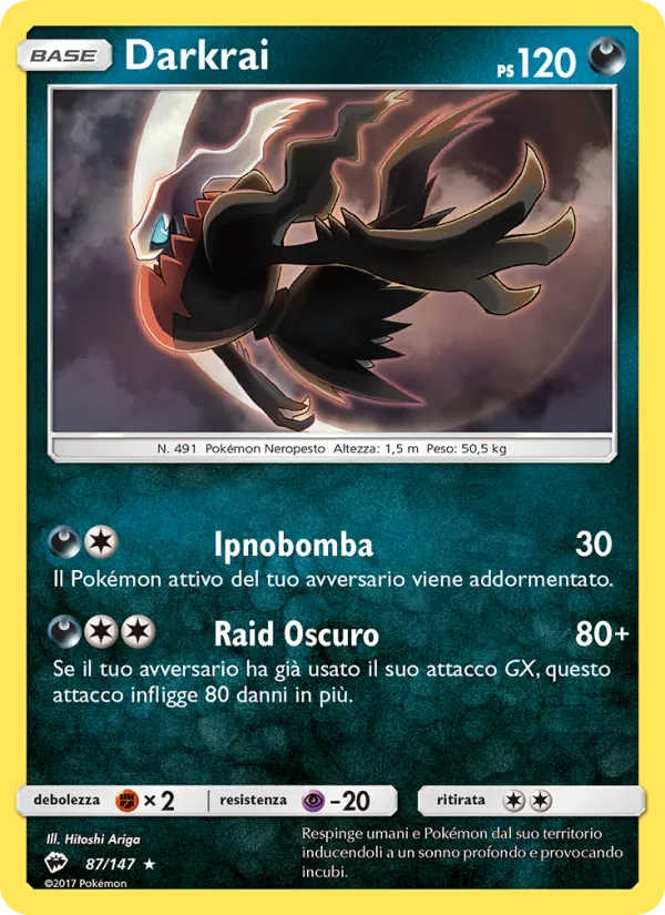 Darkrai (Ombre Infuocate #87/147)