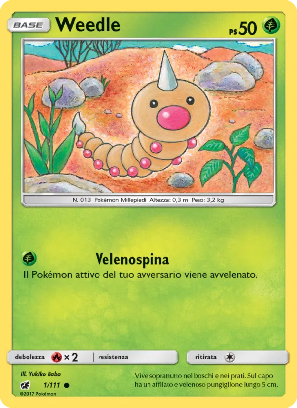 Weedle (Invasione Scarlatta #1/111)