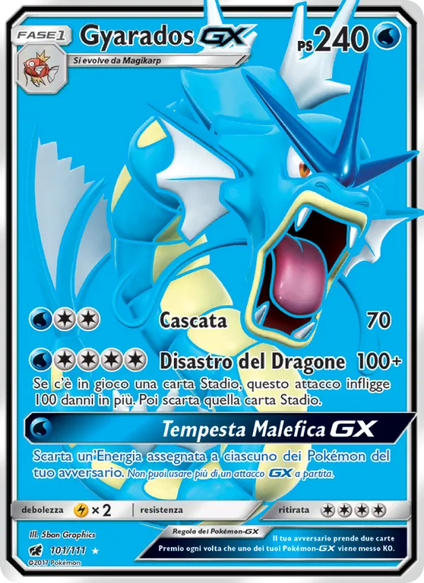 Gyarados GX (Invasione Scarlatta #101/111)