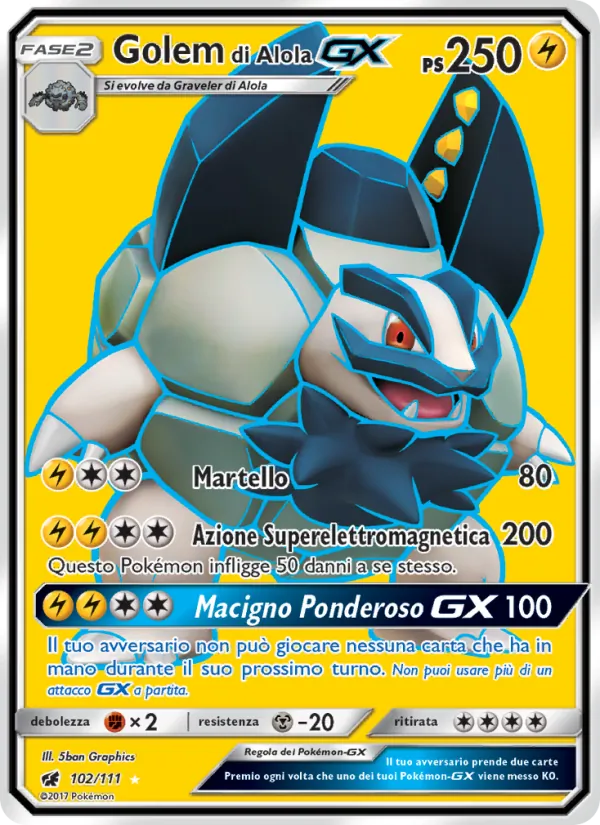 Golem di Alola GX (Invasione Scarlatta #102/111)