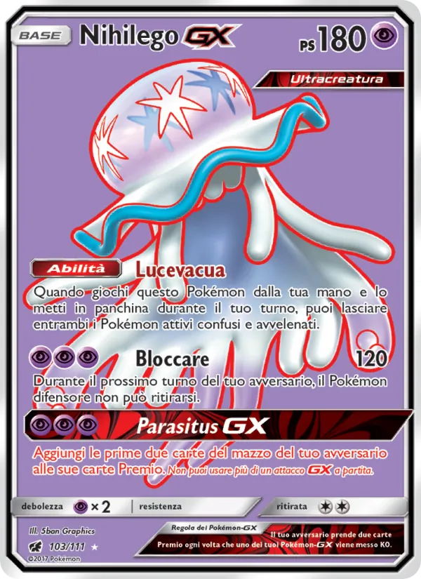 Nihilego GX (Invasione Scarlatta #103/111)