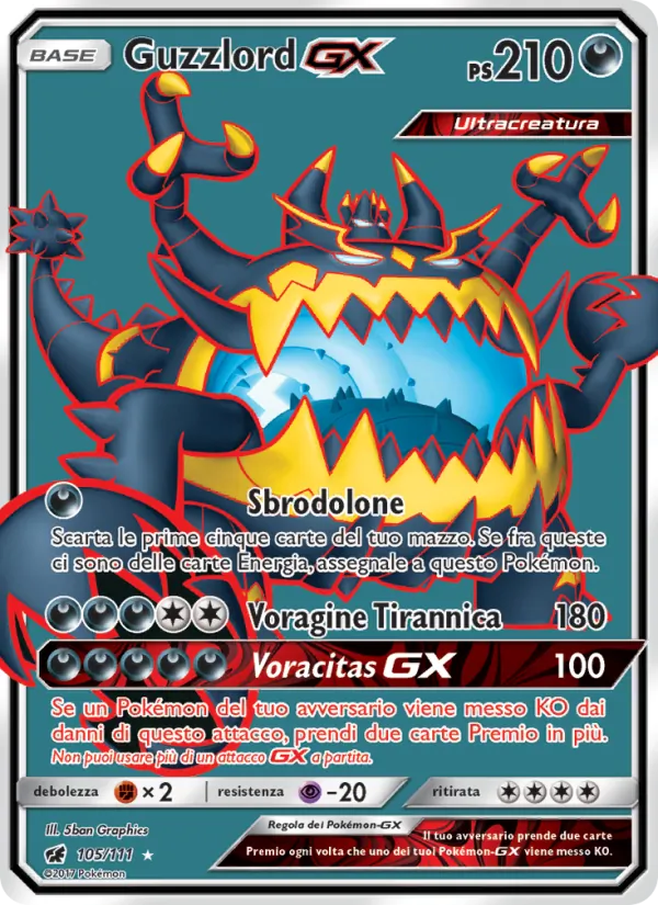 Guzzlord GX (Invasione Scarlatta #105/111)