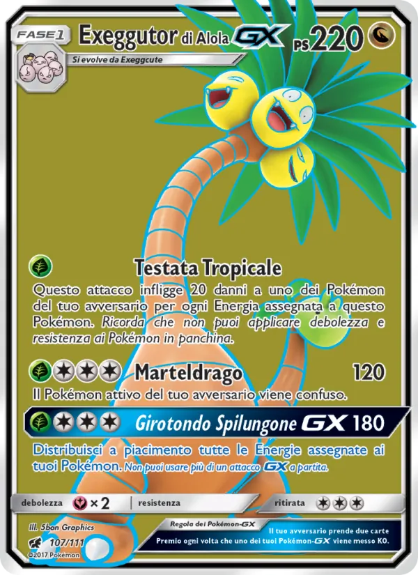 Exeggutor di Alola GX (Invasione Scarlatta #107/111)