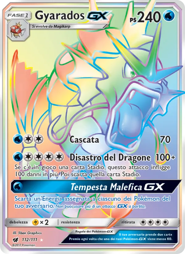 Gyarados GX (Invasione Scarlatta #112/111)