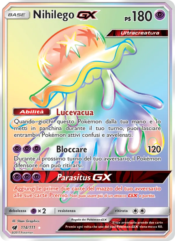 Nihilego GX (Invasione Scarlatta #114/111)