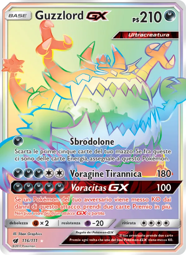 Guzzlord GX (Invasione Scarlatta #116/111)