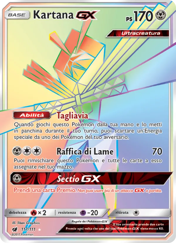 Kartana GX (Invasione Scarlatta #117/111)
