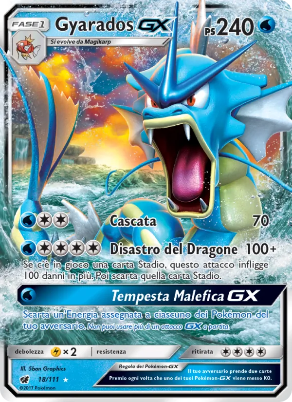 Gyarados GX (Invasione Scarlatta #18/111)