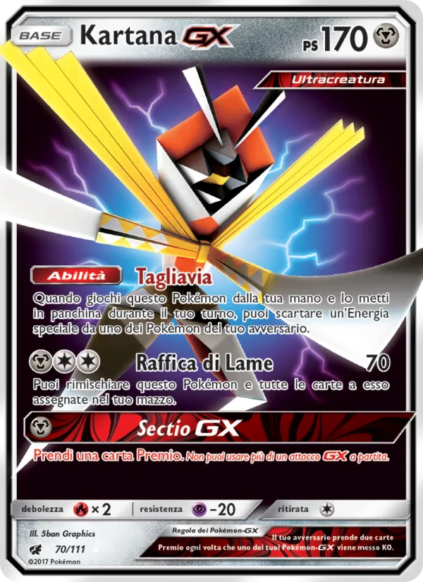 Kartana GX (Invasione Scarlatta #70/111)