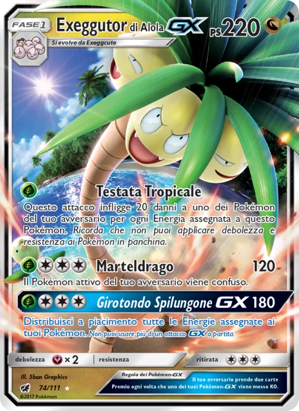 Exeggutor di Alola GX (Invasione Scarlatta #74/111)