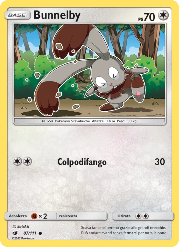 Bunnelby (Crimson Invasion #87/111)