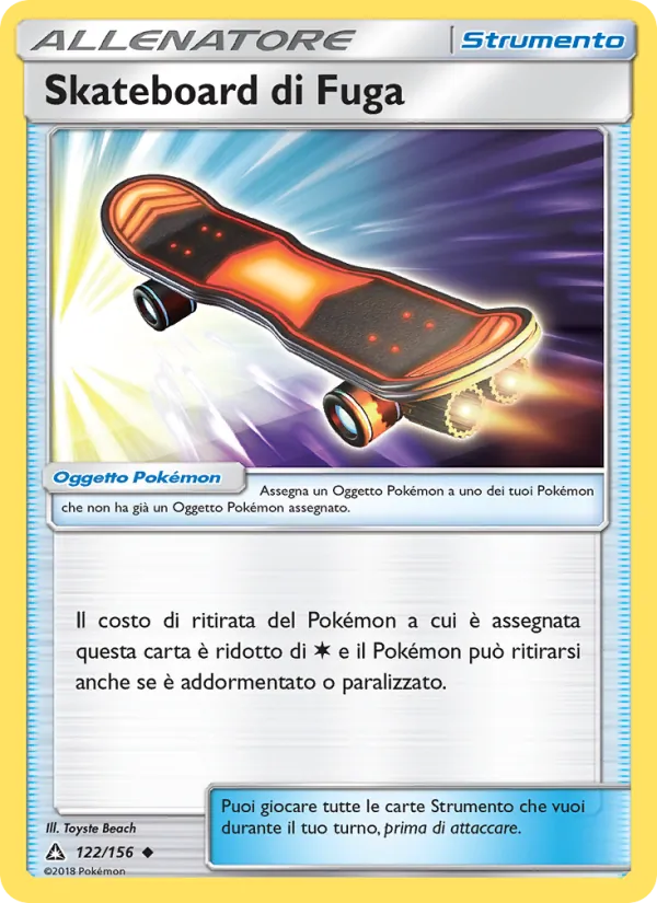 Skateboard di Fuga (Ultraprisma #122/156)