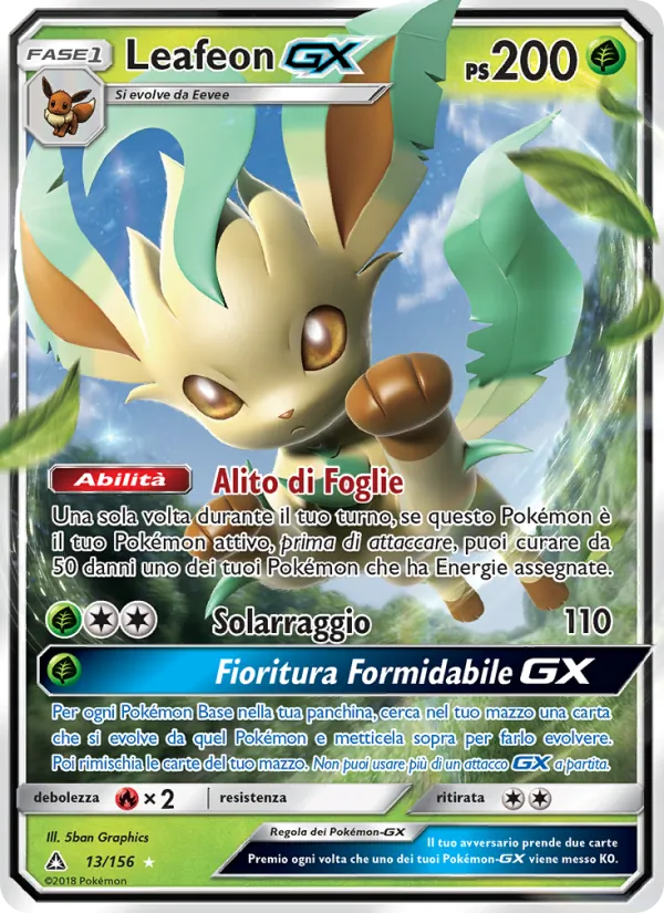 Leafeon GX (Ultraprisma #13/156)