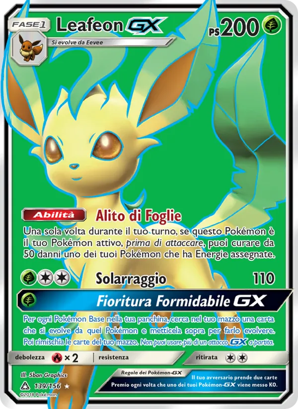 Leafeon GX (Ultraprisma #139/156)