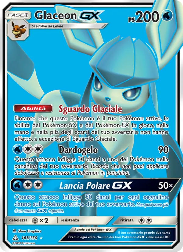 Glaceon GX (Ultraprisma #141/156)